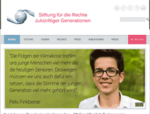 Tablet Screenshot of generationengerechtigkeit.info